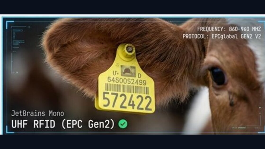 UHF RFID-бирка стандарта EPC Gen2